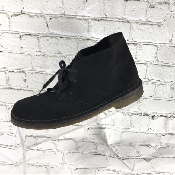 Clarks Shoes - Clarks black leather ankle boots